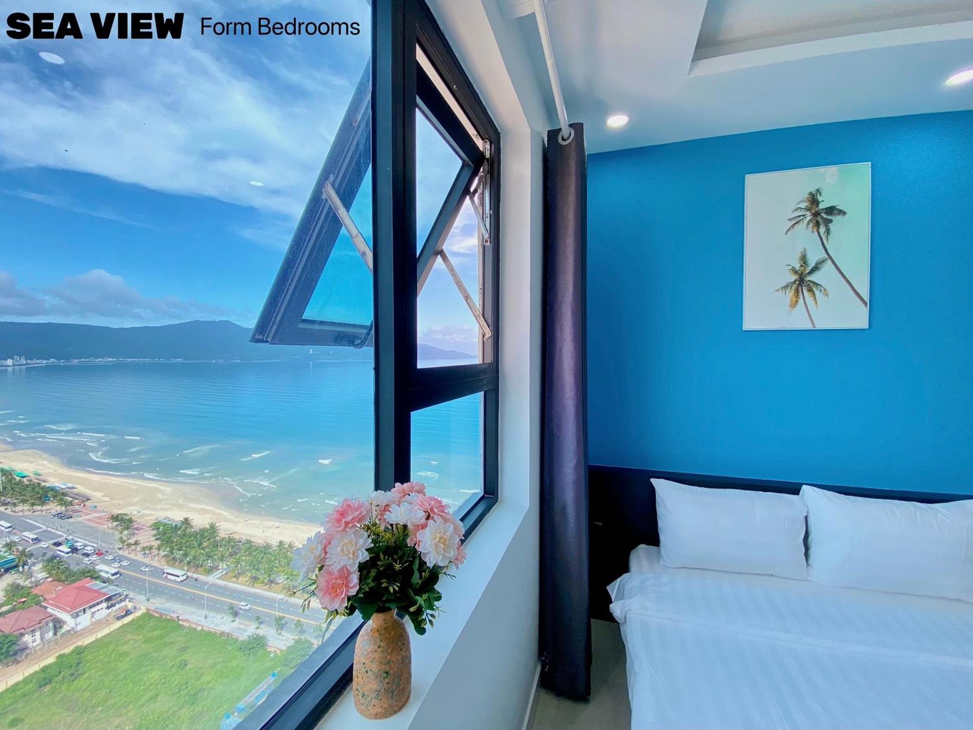 Balcony Best SEA VIEW - CITY VIEW - OPTIONAL - 1' to MY KHE Beach Đà Nẵng Da Nang Exterior foto