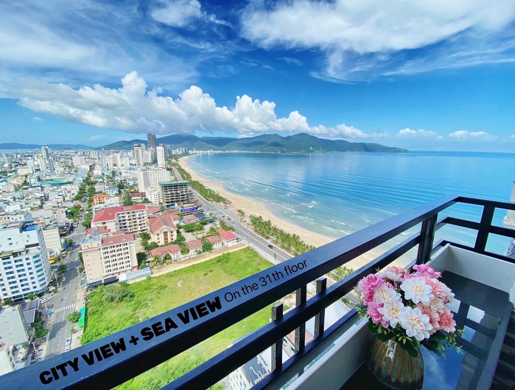 Balcony Best SEA VIEW - CITY VIEW - OPTIONAL - 1' to MY KHE Beach Đà Nẵng Da Nang Exterior foto
